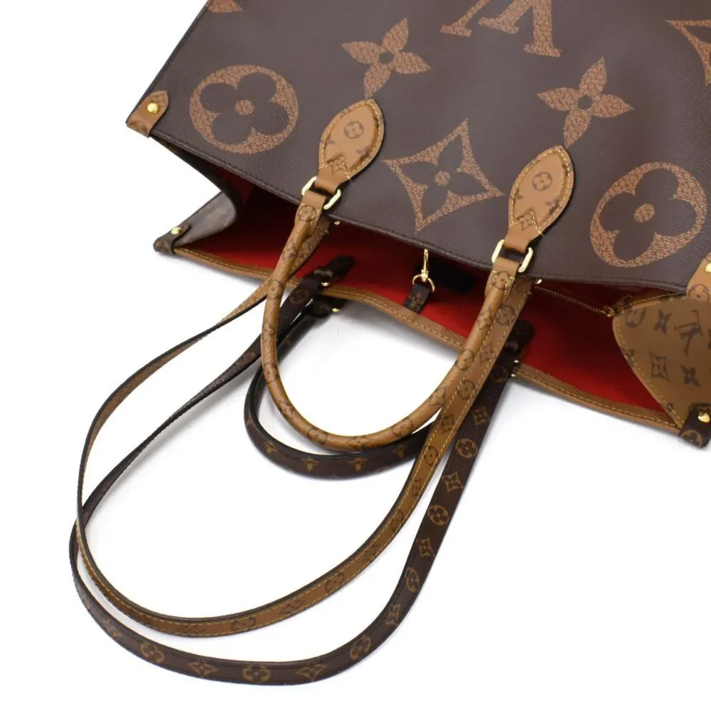 Louis Vuitton On The Go GM Monogram Canvas Brown Tote Bag